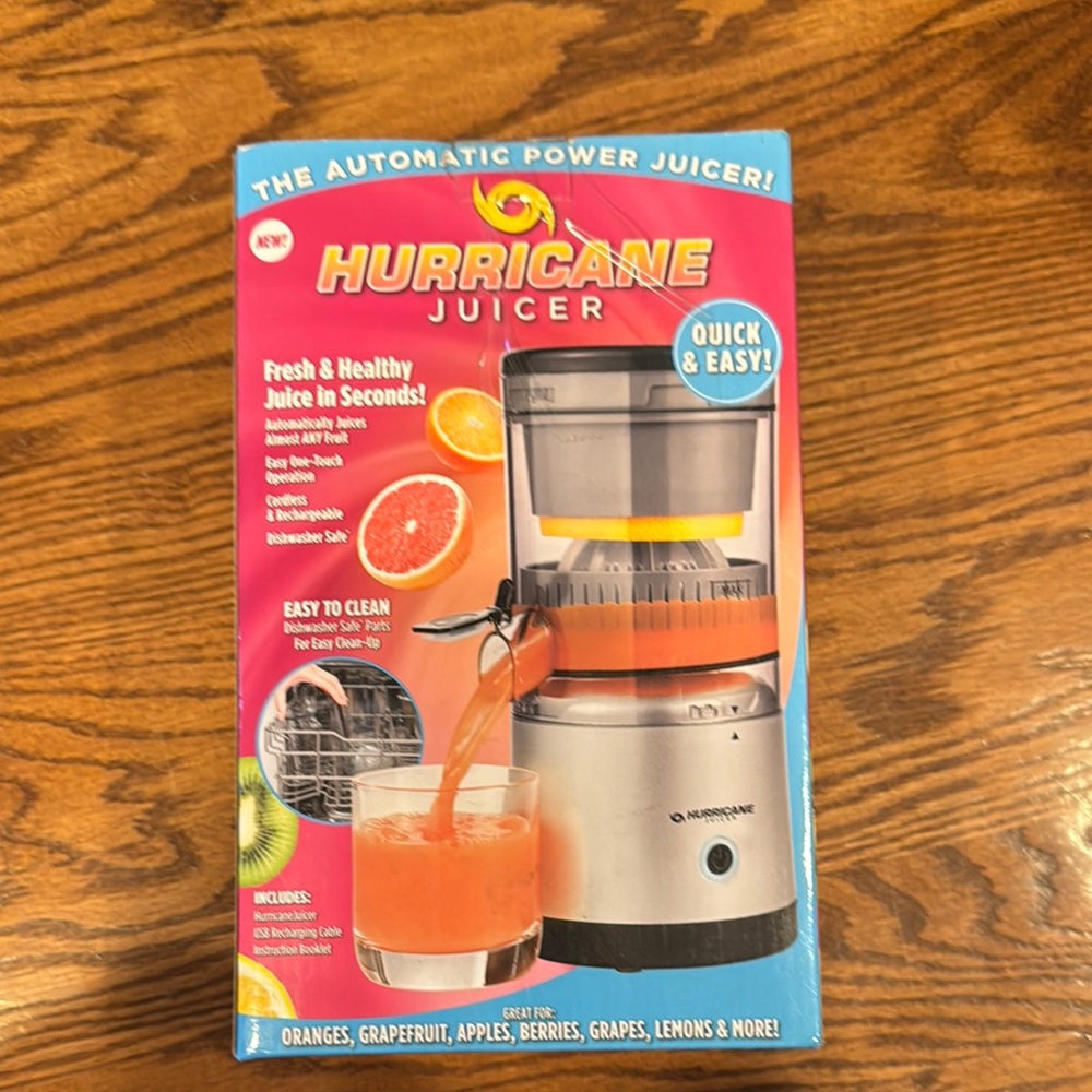 Hurricane Juicer - Silver and Orange
